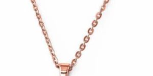 Rose Gold Deity Spirit Pendant with Chain