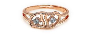 Rose Gold Soulmate Adjustable Ring