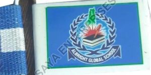 Blue School Belt Buckle