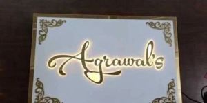 Acrylic Office Name Plate