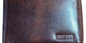 Zipper Men Leather Wallet