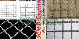 Crimpe Wire Mesh Screen