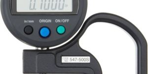 Mitutoyo 547-500S Digital Thickness Gauge with Flat Anvil