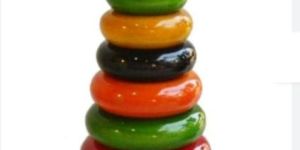 Wooden Counting Ring Set