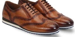 Mens Leather Brogue Shoes