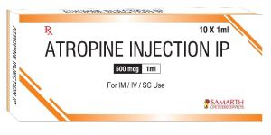 Atropine Injection 500 mcg/ 1 ml