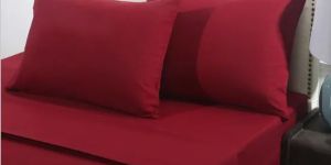 Plain Polyester Bed Sheet