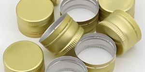 22MM Golden Color Aluminum ROPP Caps