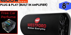 Car Basstube 8inch 4800W Max Power Woofer Subwoofer Enclosed