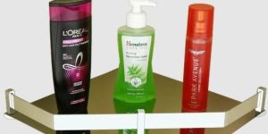 Stainless Steel Diamond Corner Shelf