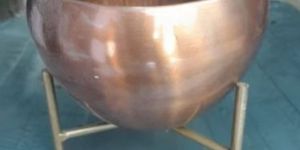Copper Planter with Stand