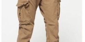 Mens Brown Cargo Pant