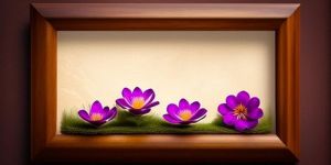 Wooden Brown LED Photo Frames