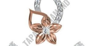 Party Wear Diamond Pendant Set