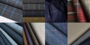 Cotton Check Pants Fabric