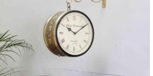 Brass Railway Clock