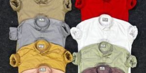 Mens Formal Plain Cotton Shirt