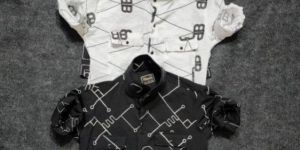 Mens Trendy Printed Popcorn Shirt