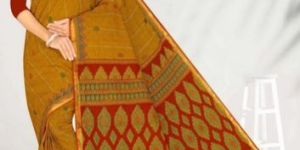 Mysore Gadwal Printed Cotton Saree