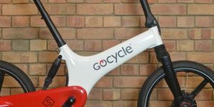Gocycle Gs White Red Blue Electric Bike
