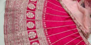 Slub Silk Designer Lehenga Choli