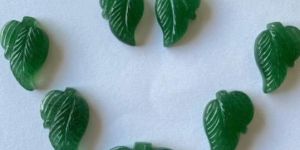 Strawberry Quartz Carving Leaf