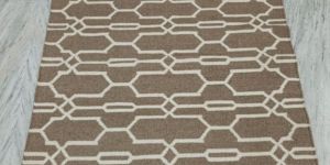 Rectangle Brown Jute Rug