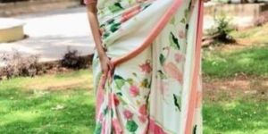 Ladies Printed Cotton Saree