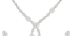 Artificial Diamond Necklace Set