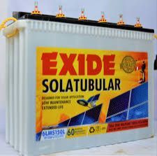 150 Ah Exide Solar Tubular Battery