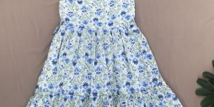 Kids Cotton Printed Frock