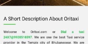 Taxi Services in Bhubaneswar