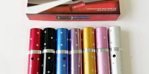 Self-defense Multi-functional Flashlight Lipstick Stun Gun Straight Charge Fashion Outdoor Flashligh