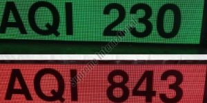 Automatic AQI Display Board