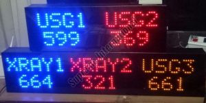 Wireless 3 Window Token Number Display System