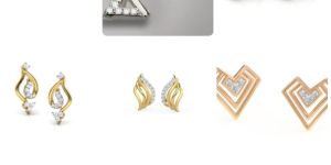 Ladies Diamond Ear Tops