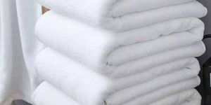 White Cotton Bath Towel