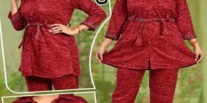 Ladies Karachi Woolen Co-Ord Set