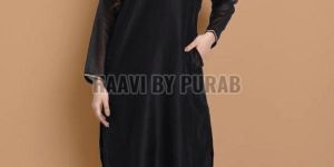 Ladies Chanderi Kurta with Cotton Pencil Pant