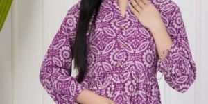 Rayon Printed Short Top