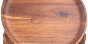 Wooden Round Plate
