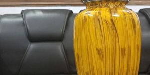 Yellow Unique Design Urns for Human Ashes