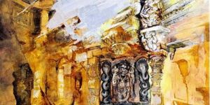 Yaksh and Shiv Painting