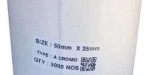 Chromo Paper Barcode Label