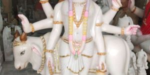Marble Dattatreya Statue