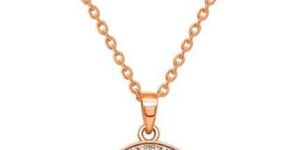 Rose Gold Boho Pendant with Chain