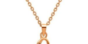 Rose Gold Serene Pendant with Chain