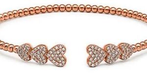 Rose Gold Triple Love Kada