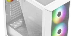ANT ESPORTS 411 Air ARGB EATX Mid Tower Cabinet (White)