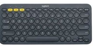 LOGITECH K380 60% Membrane Wireless Gaming Keyboard ( Black )